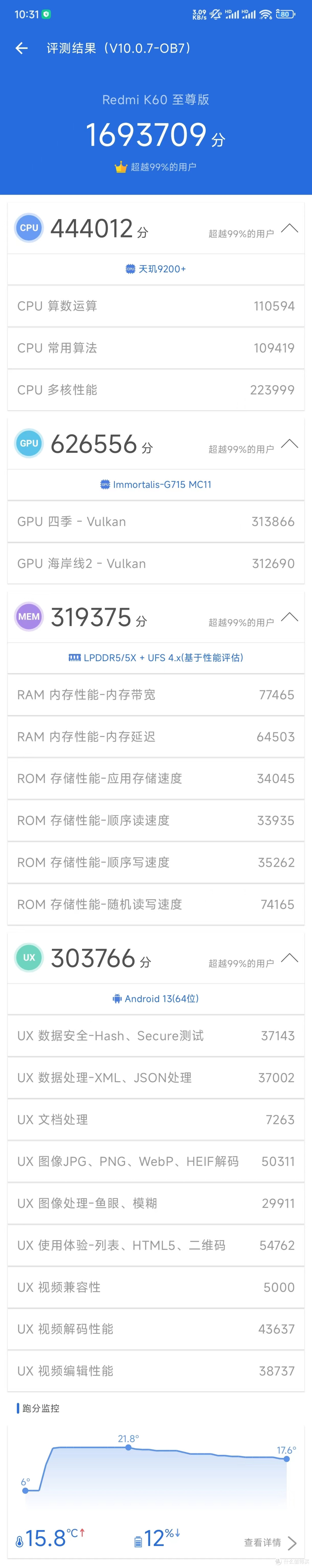 置于冰箱，打开性能模式