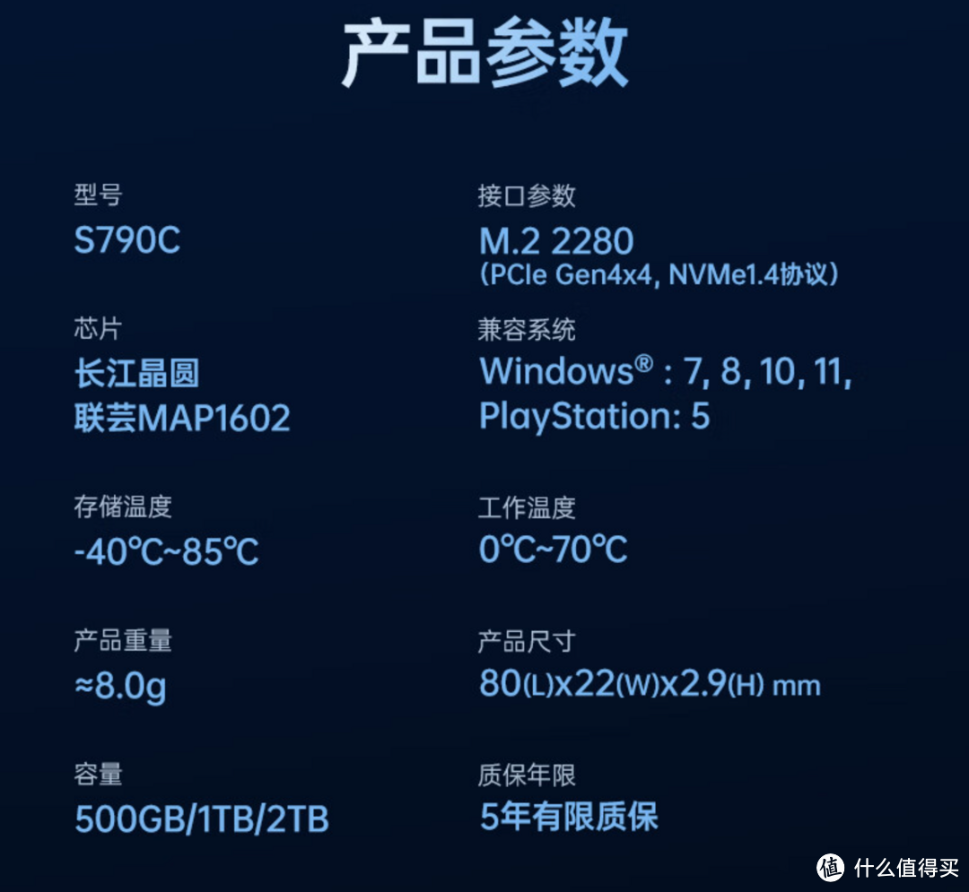 499元丨 截至25日16点，梵想2TB M.2 SSD固态硬盘 PCIe 4.0 x4长江存储晶圆国产TLC颗粒