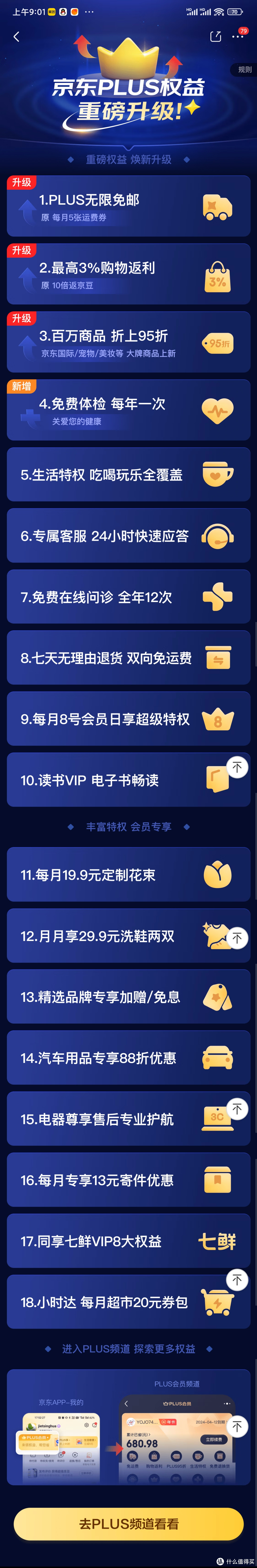 一觉起来京东plus变天了，好消息：全面免邮时代开启，坏消息：百元券包明年将全面失效了，难凑满减了。