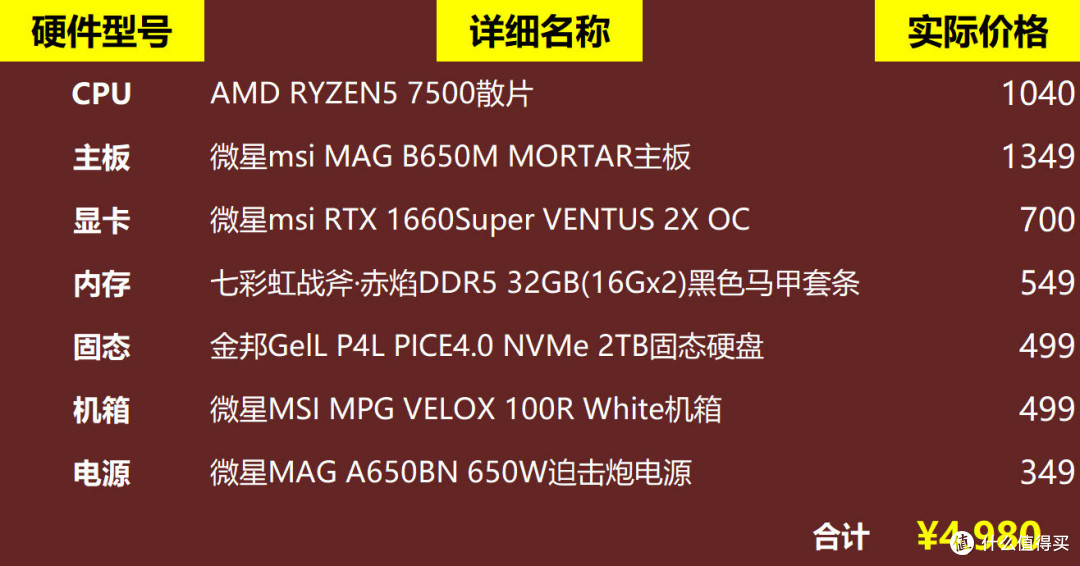 锐龙5 7500F+B650M迫击炮强势OC套装，更气人的还很便宜