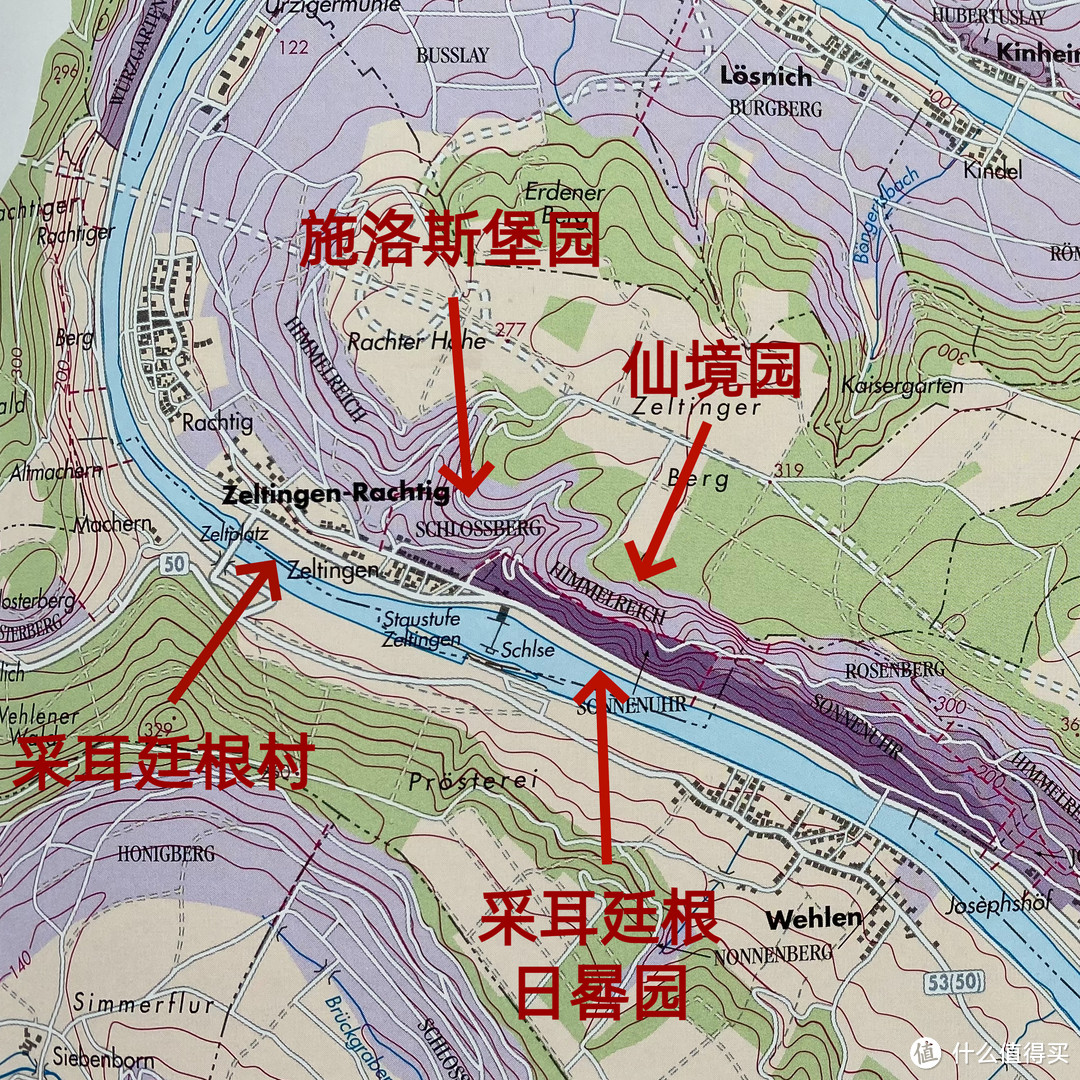 ▲葡萄园位置分布