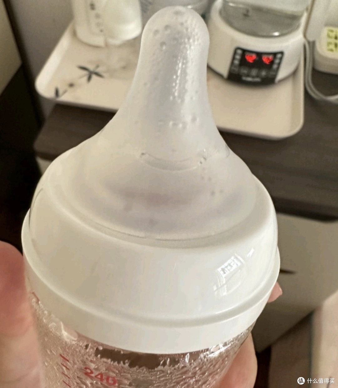 接近母乳喂养的贝亲玻璃奶瓶