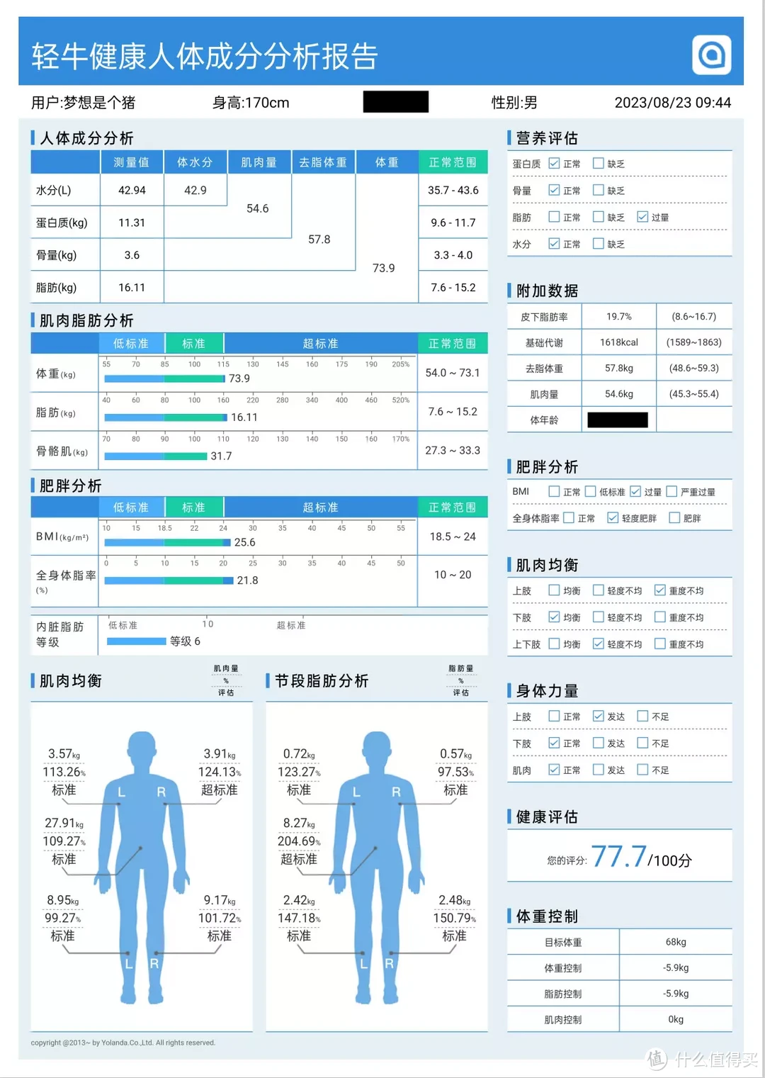 体脂秤怎么选？使用过三款八电极体脂秤后，我推荐这款……