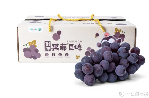 巨峰葡萄，我只认百果园黑藤_新鲜水果_什么值得买