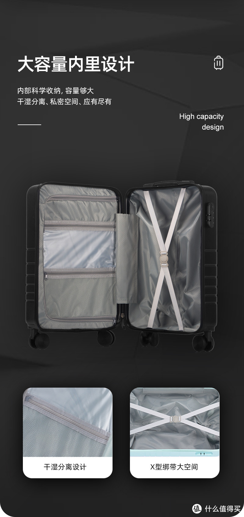 "商务出差新宠！前开口设计行李箱，高效装载，轻松旅行！