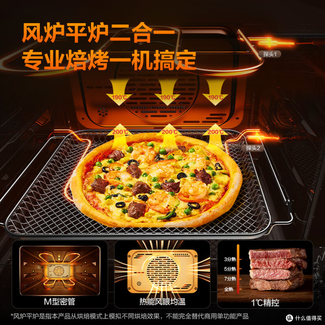 方太蒸烤烘炸一体机A1.i是一款功能多样、智能便捷的厨房助手