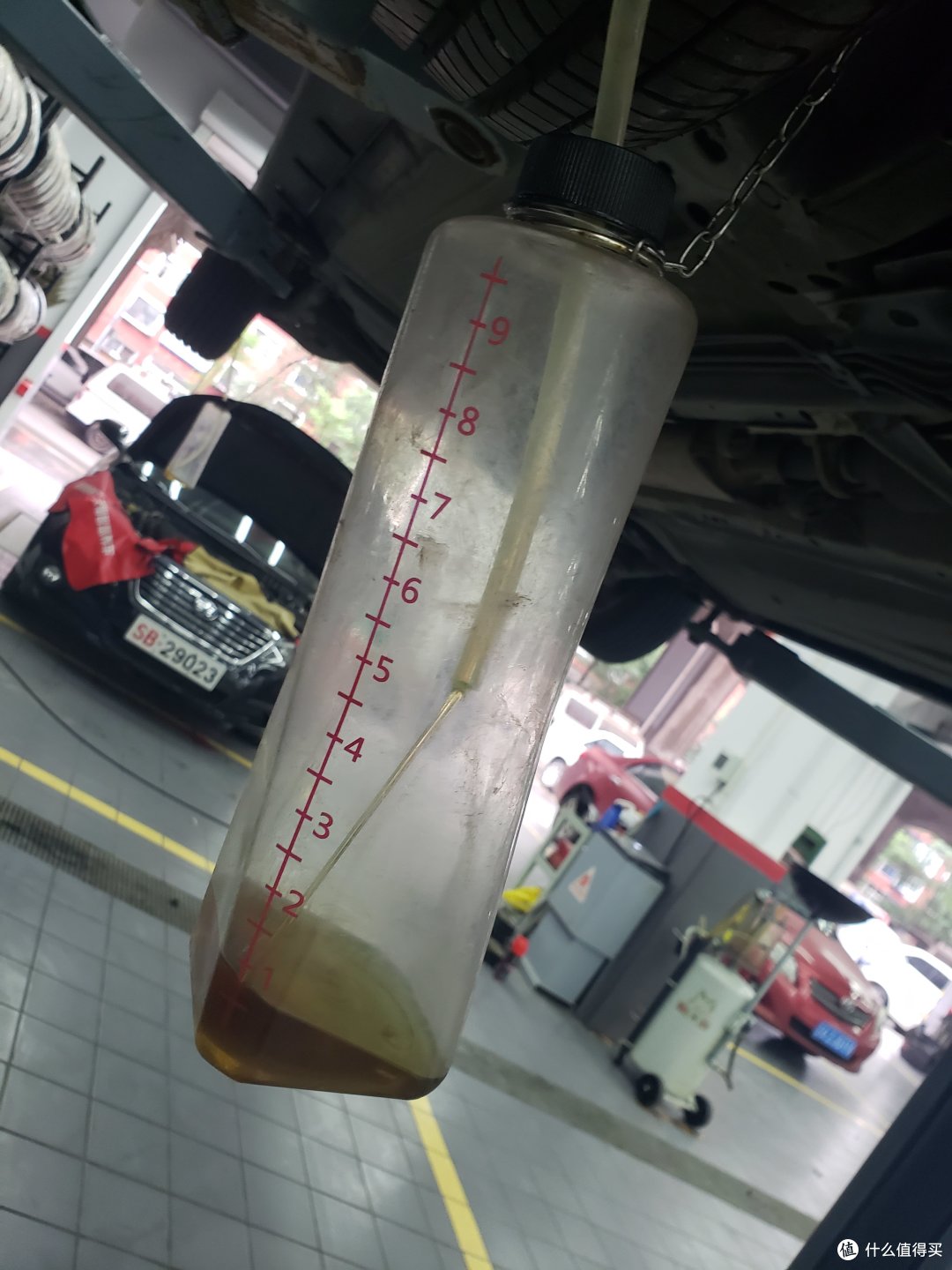 旧油出来了