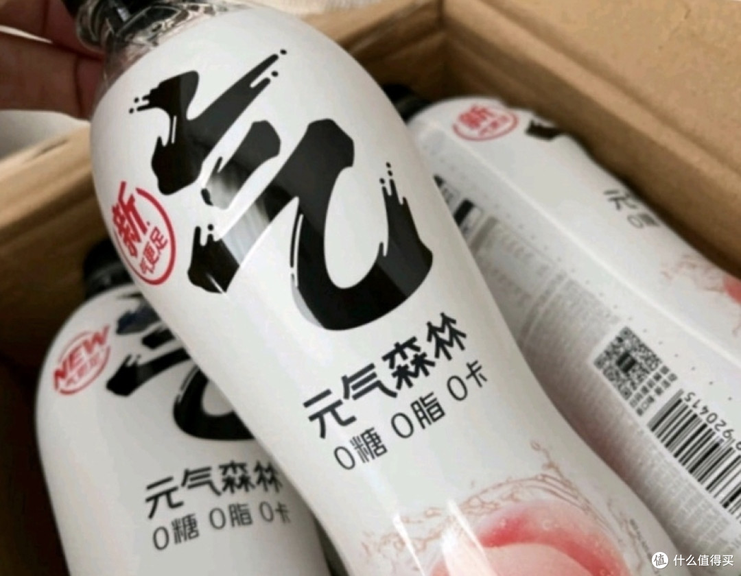 夏天神饮,元气森林无糖白桃味气泡水