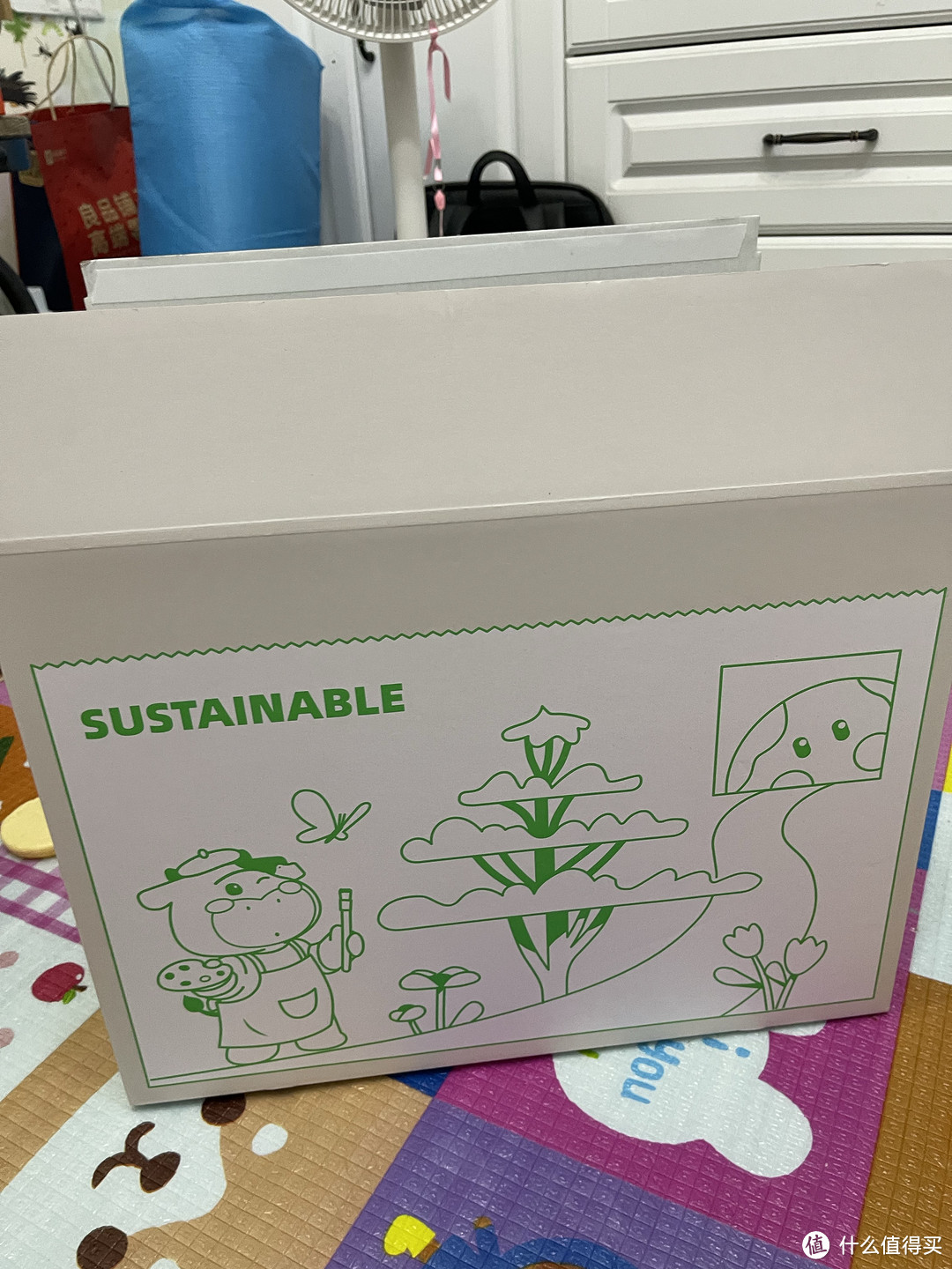买有机牛奶送环保纸箱，还可以增加宝子动手能力，整挺好的