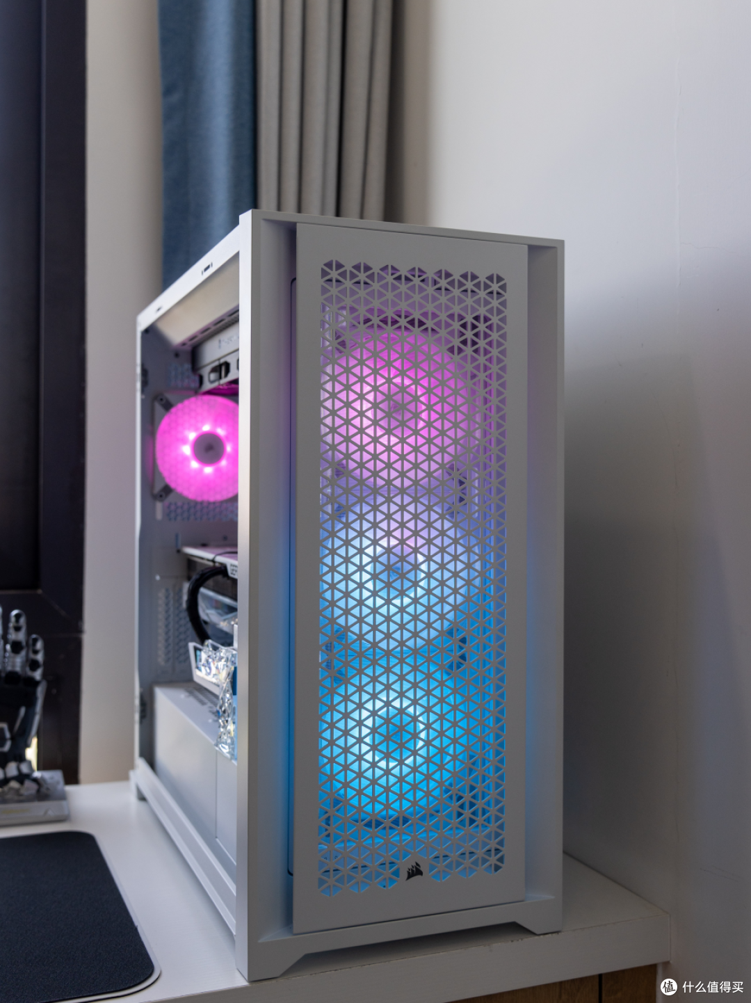 颜值即正义,海盗船5000D RGB AIRFLOW装机晒单