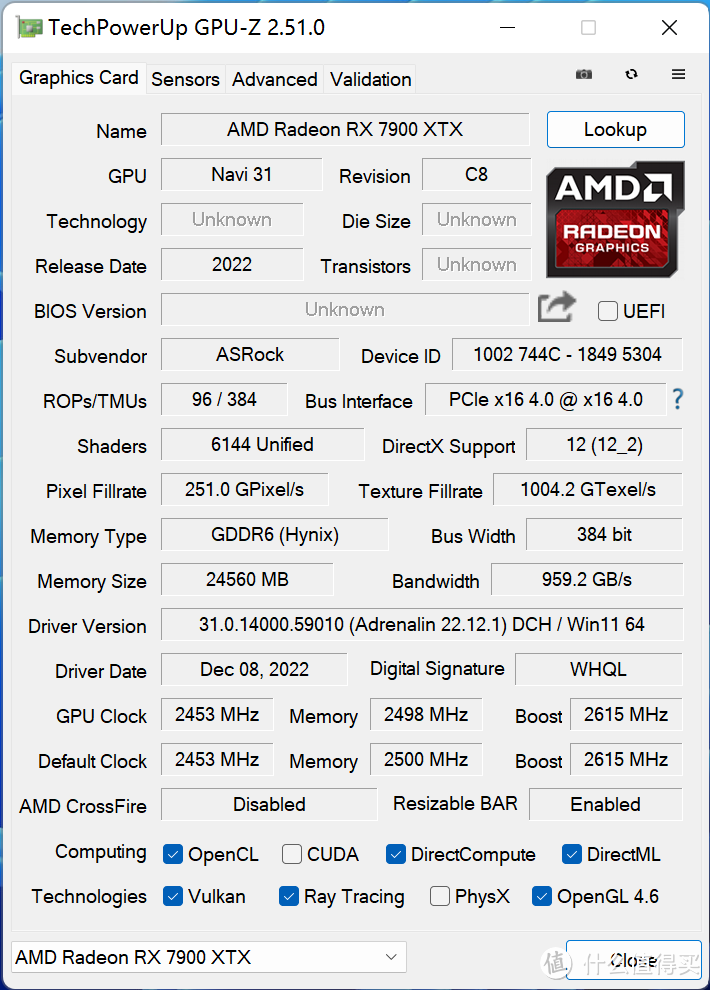 冷饭热炒 7900XTX再评 新驱动老显卡