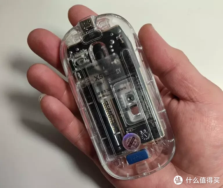 一款小巧好看的鼠标——英菲克X5透明无线鼠标