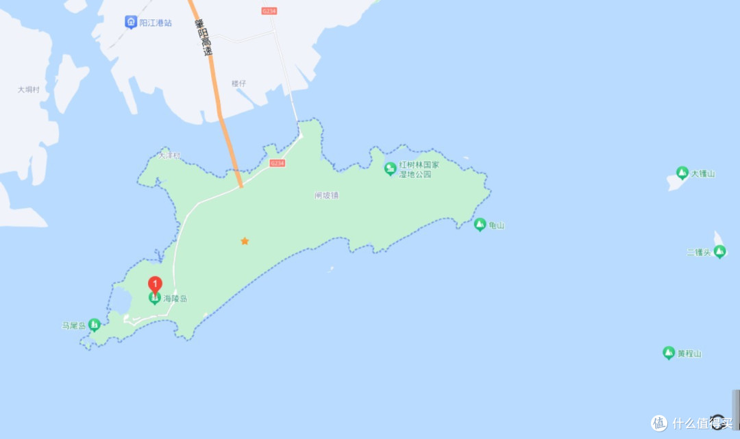 海陆岛的位置