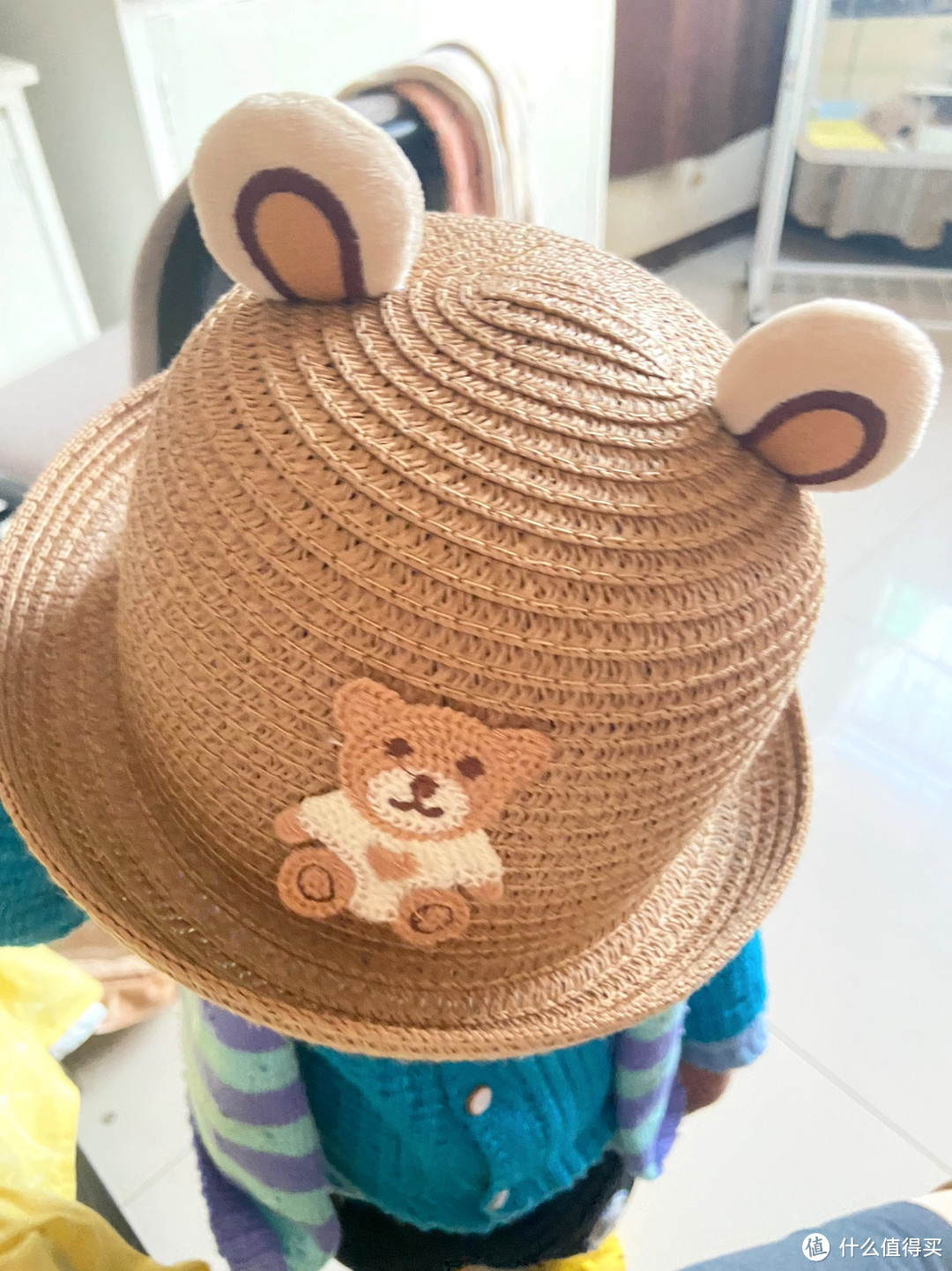 自从给孩子买了这个渔夫帽子，带孩子出去玩的时候再也不怕孩子被晒了