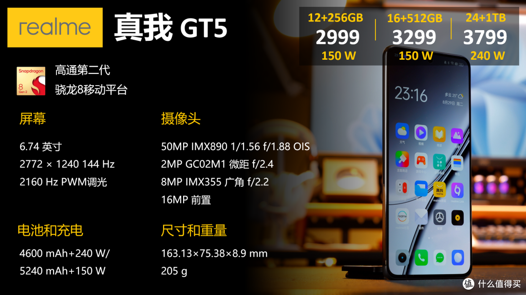 2999的骁龙8 Gen 2杀手 真我GT5评测报告