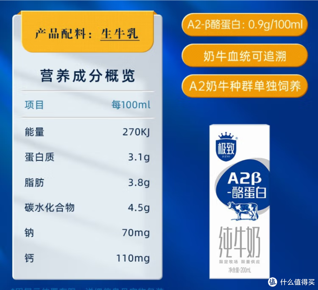 品质生活的细节之选——三元（SAN YUAN）极致A2-β酪蛋白全脂纯牛奶