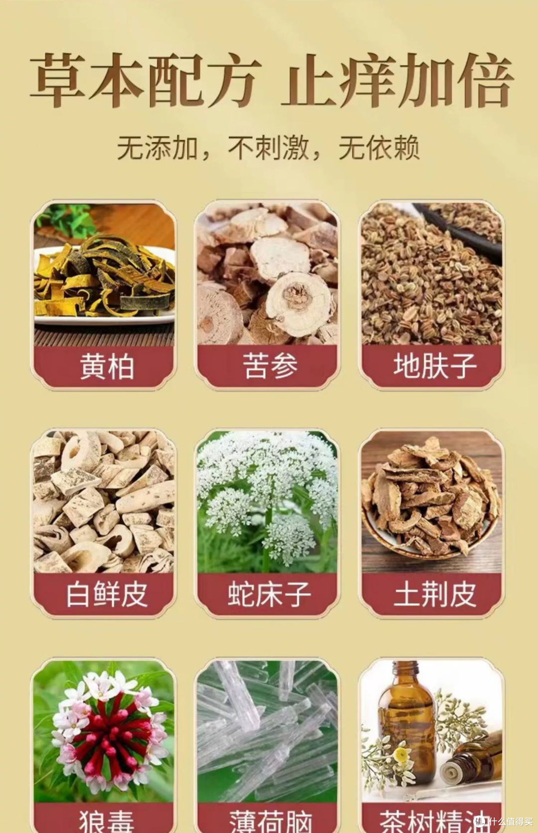 百毒王止痒膏身上痒止痒外用顽固性紫花地丁过敏草本乳膏