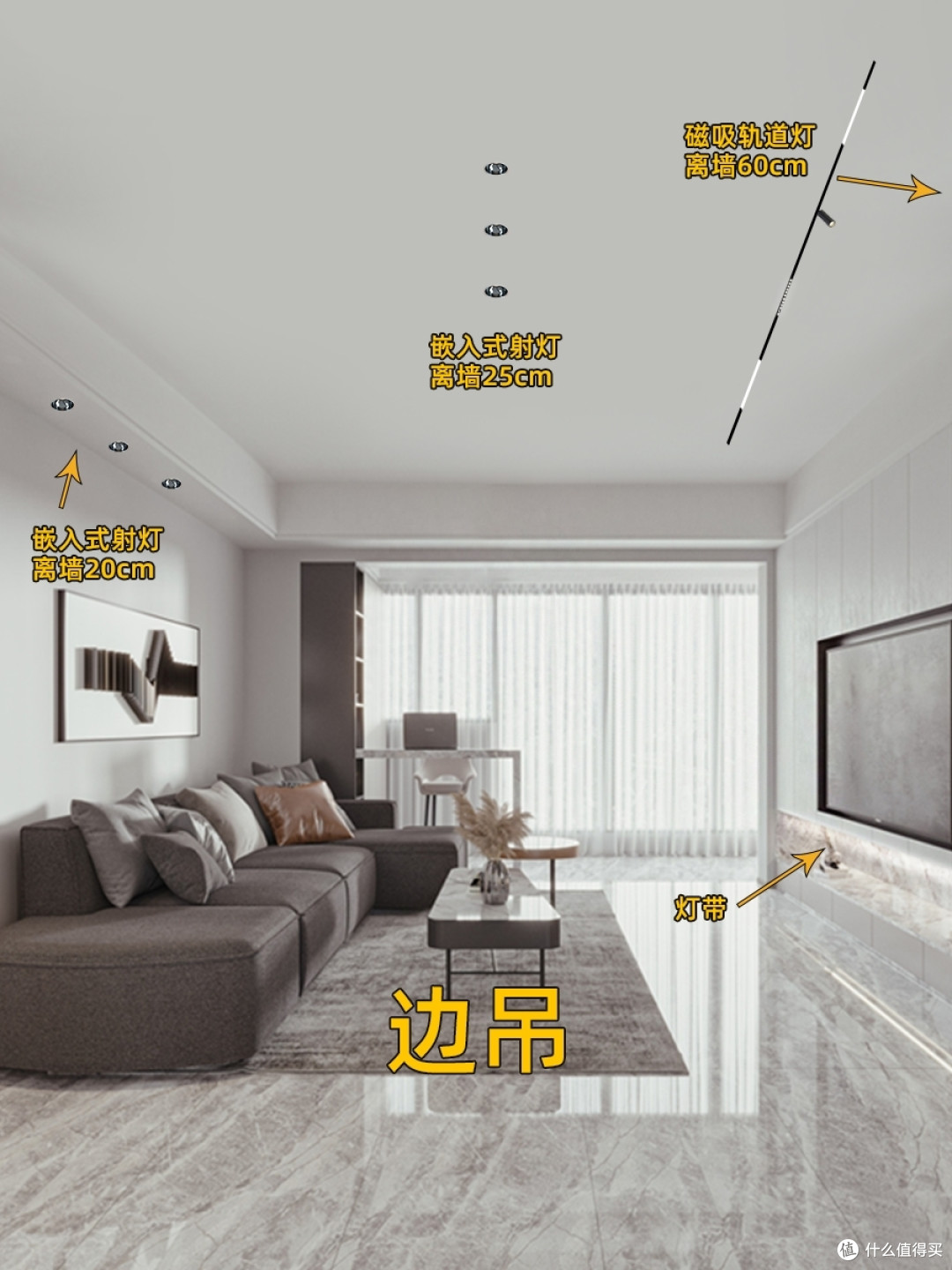 盘点设计师常用的无主灯装修设计吊顶类型
