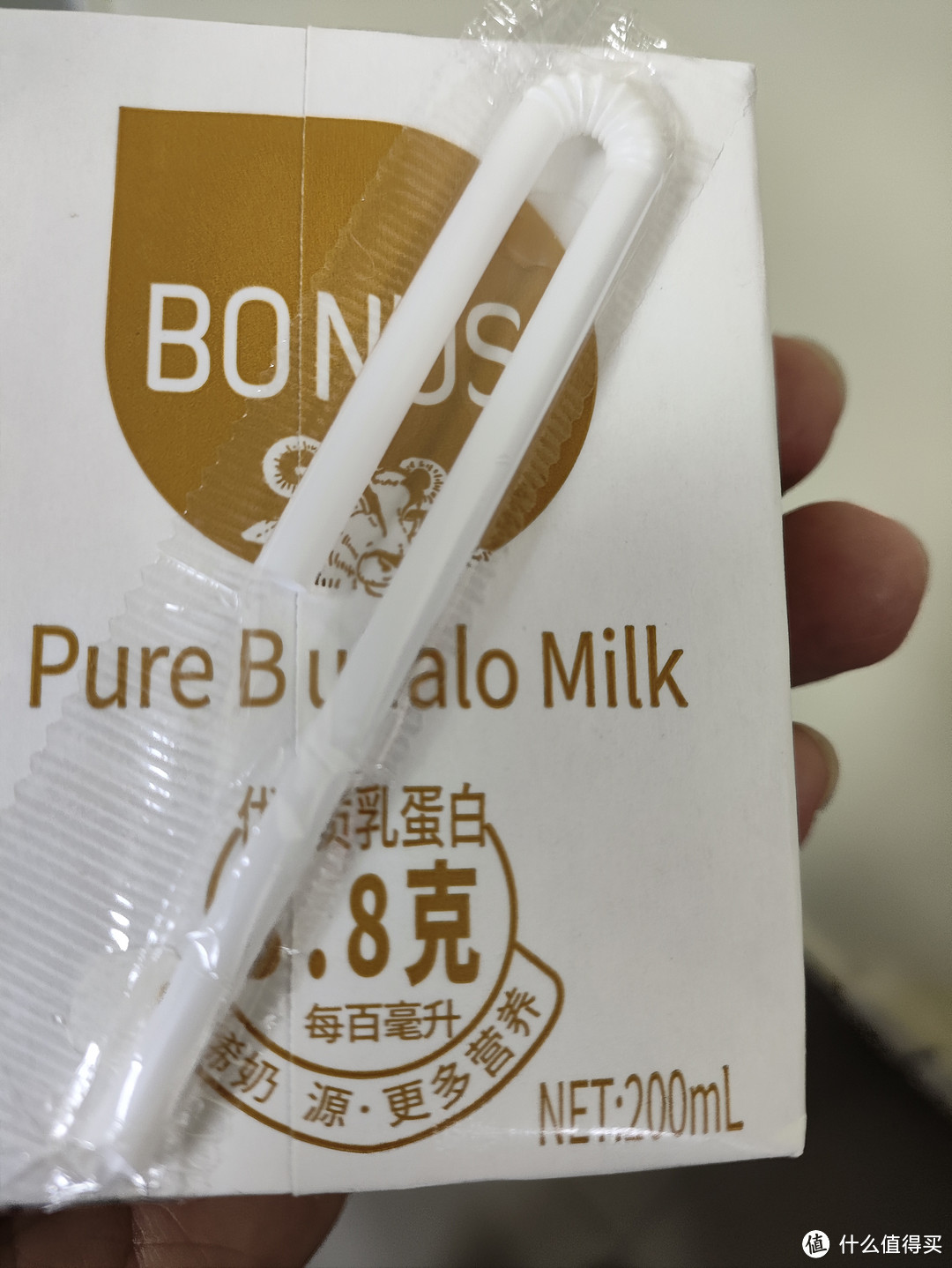 水牛奶喝起来确实比得了牛奶要香一点