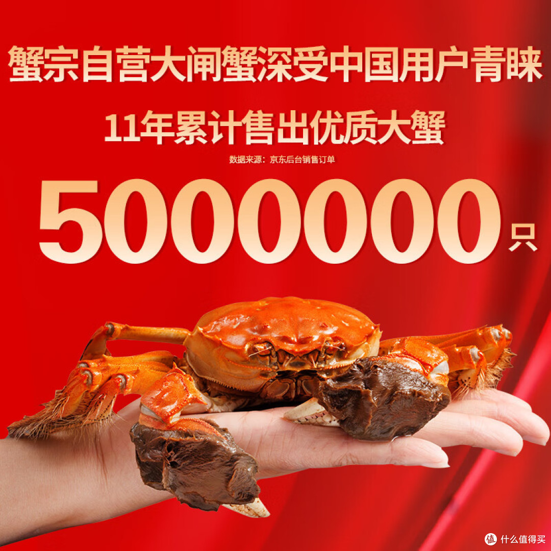 嘴巴开花的产品——蟹宗大闸蟹！不仅提供了足斤足两的重量吃得安心又美