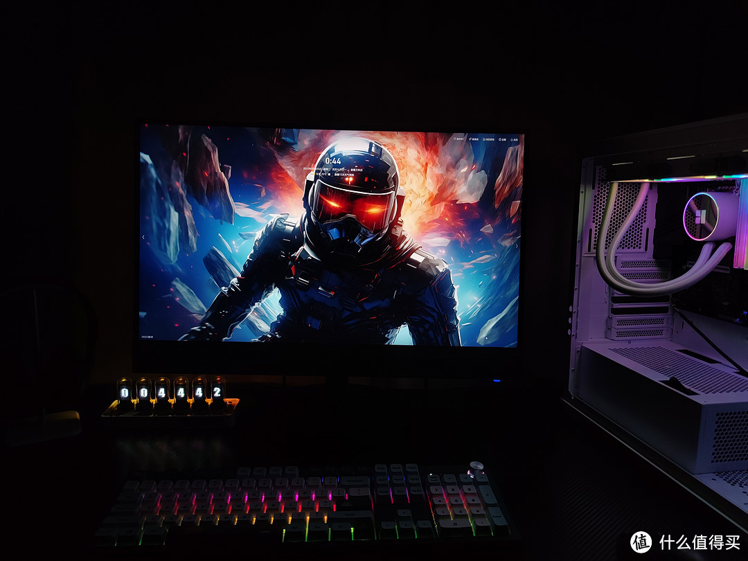 新品全能水桶机:4K、160Hz高刷、智能系统、2.1声道音响、双麦克风,元创师E27电竞闺蜜机实测!