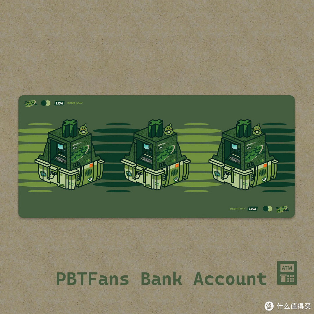 键帽前瞻丨口吐真金 PBTfans Bank Account 银行账户