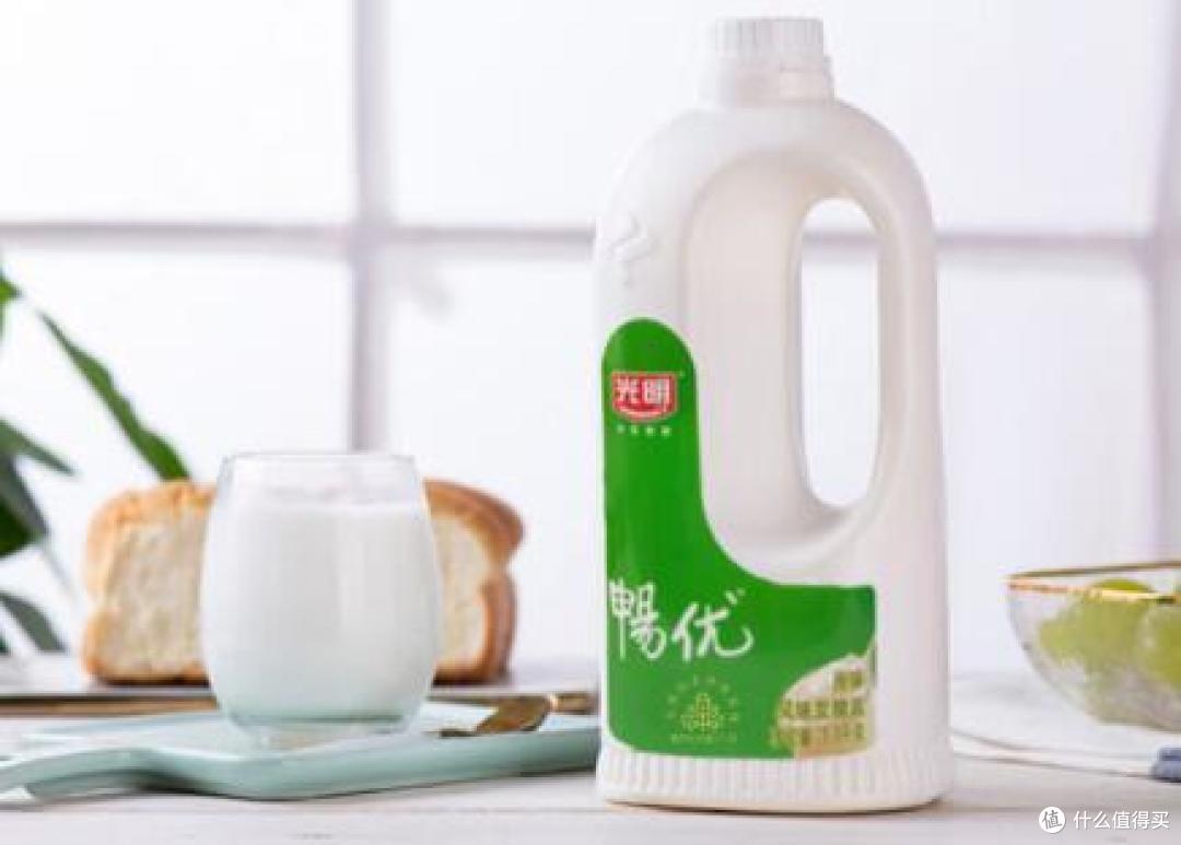 宝藏乳品:光明畅优原味酸牛奶,健康的奶源更美味!