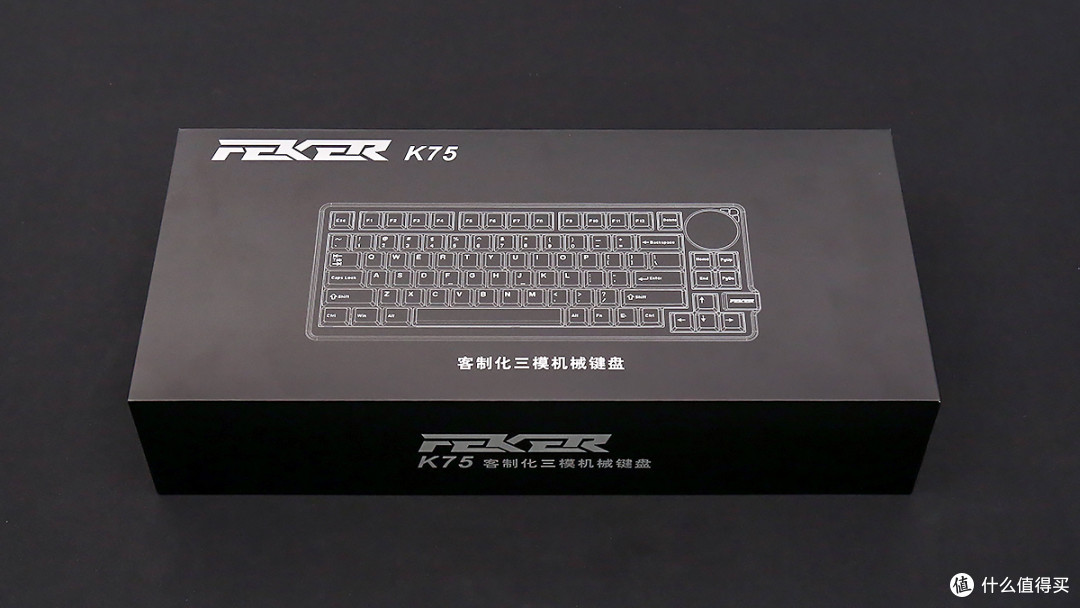 FEKER K75三模热插拔机械键盘评测：打破常规，创意拉满
