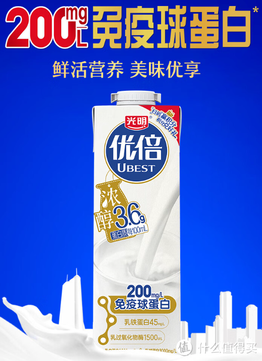 品味宝藏乳品：光明优倍3.6浓醇升级版巴氏杀菌鲜牛奶