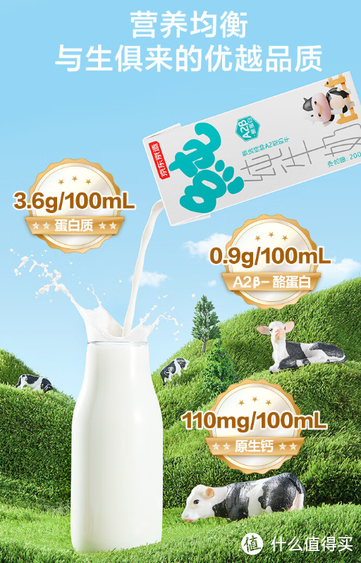 探寻宝藏乳品之京造北京三元生产3.6g蛋白A2牛奶