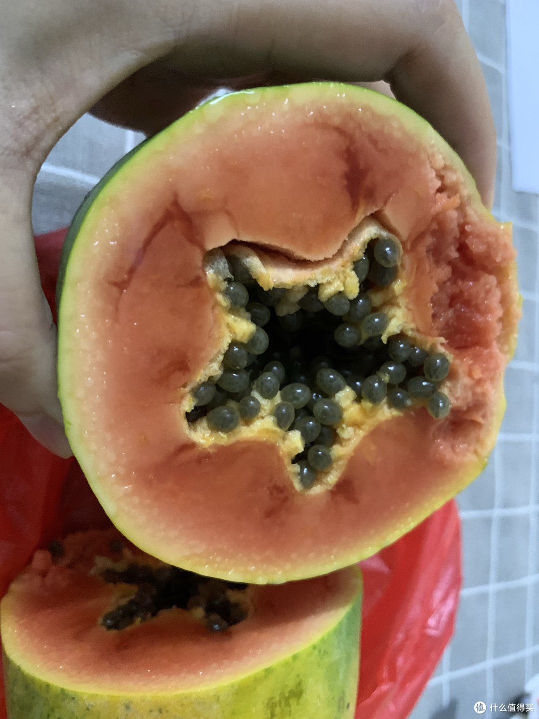 路边的木瓜，甜滋滋的