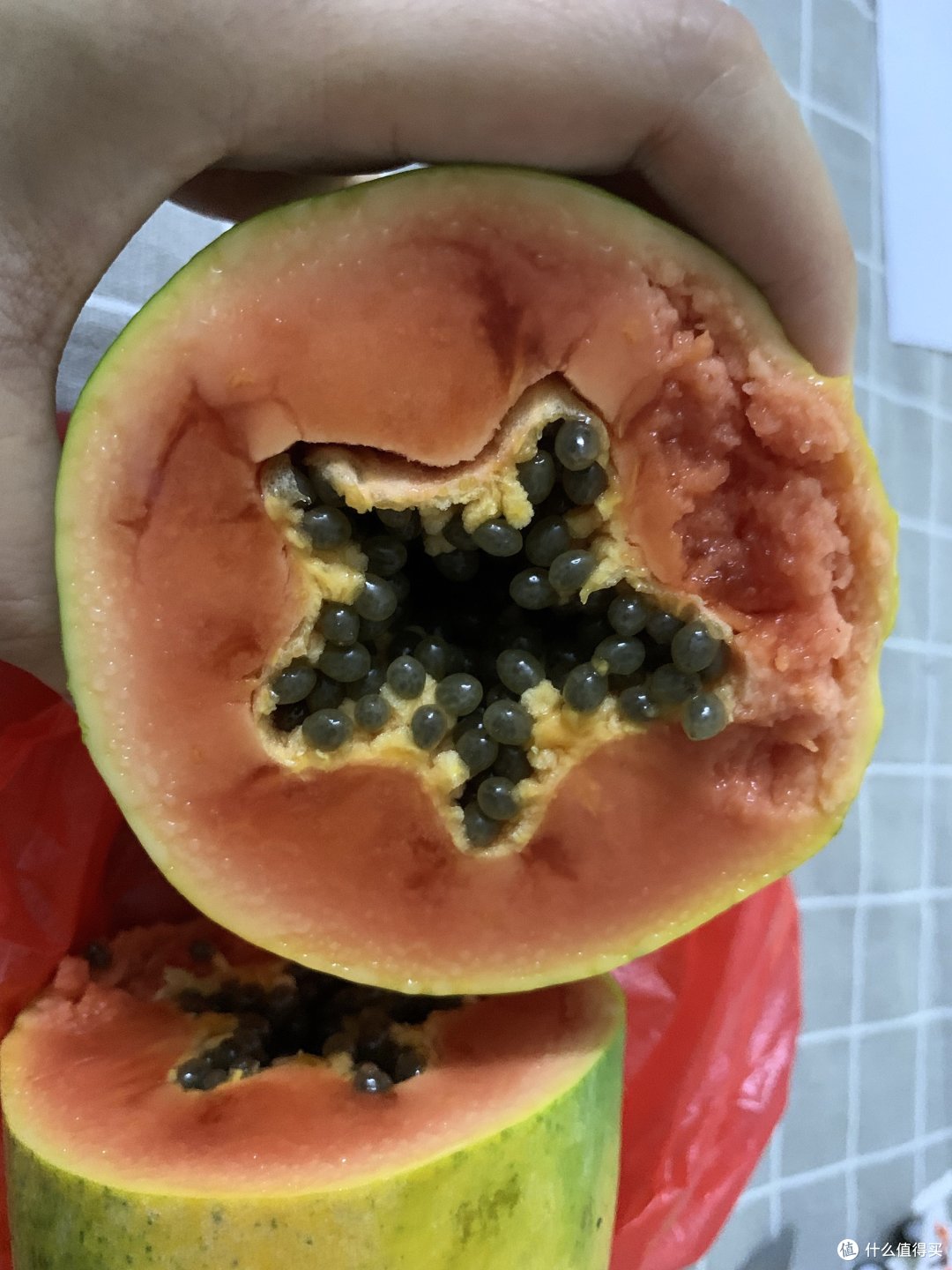 路边的木瓜，甜滋滋的