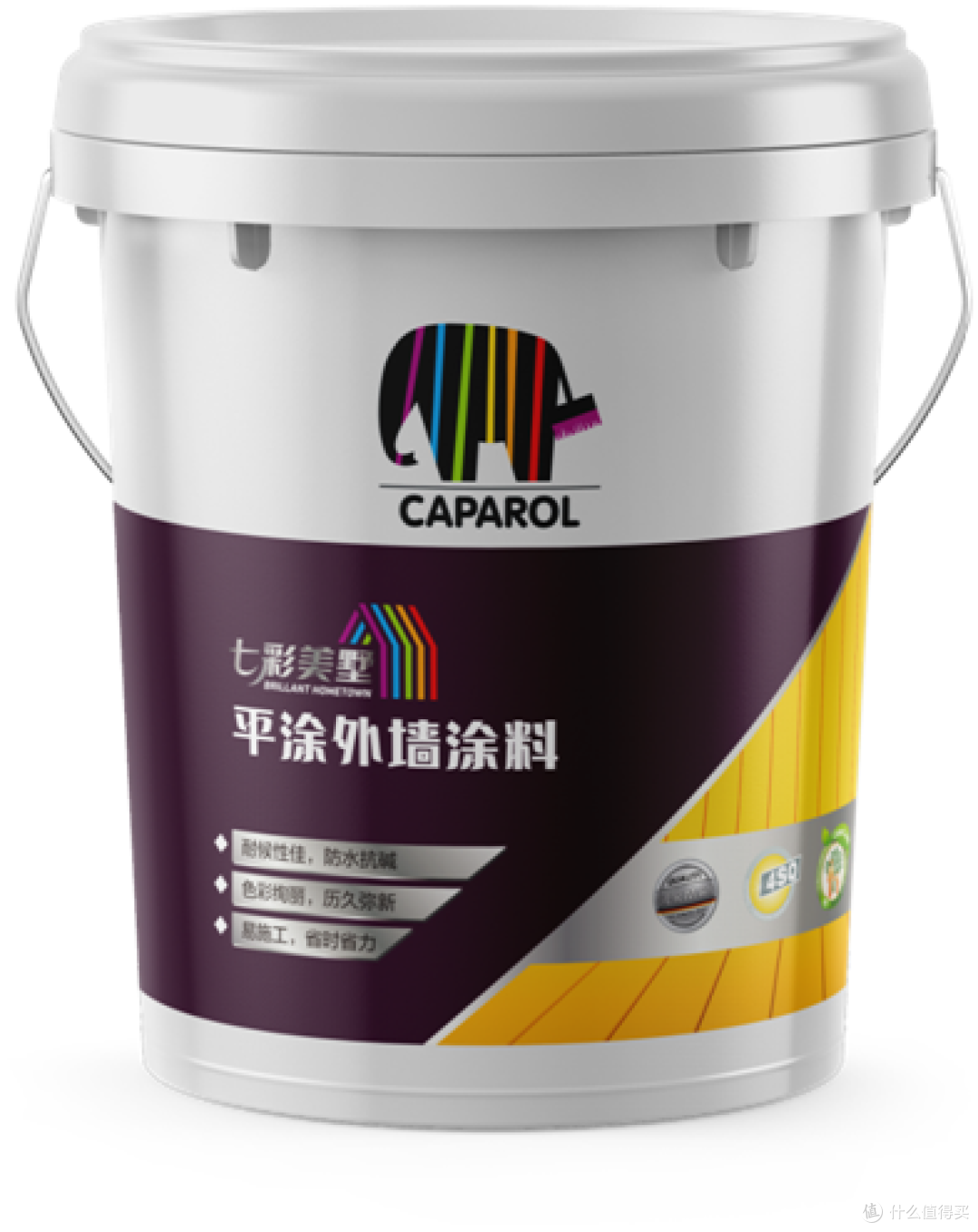 别墅外墙用德爱威七彩美墅釉面漆，既耐候又耐污