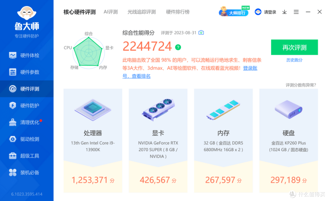 技嘉千元主板也能玩内存超频8000MHz?金百达DDR5刃6800MHZ实战超频