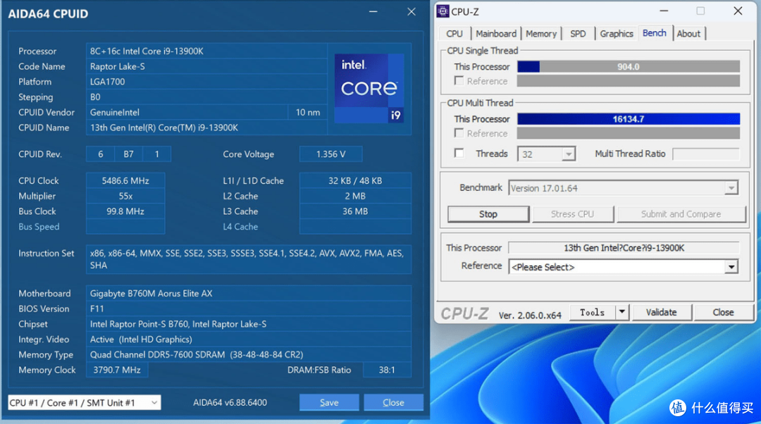 技嘉千元主板也能玩内存超频8000MHz?金百达DDR5刃6800MHZ实战超频