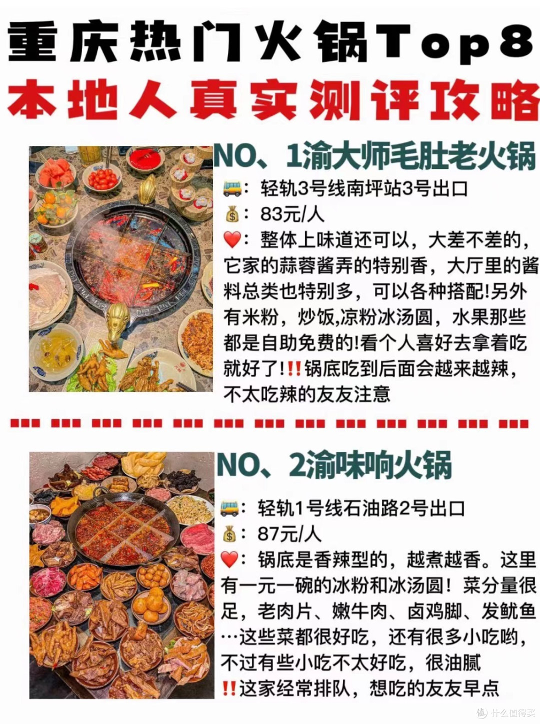 重庆8家火锅公开测评🔥土著亲测好吃,不踩雷