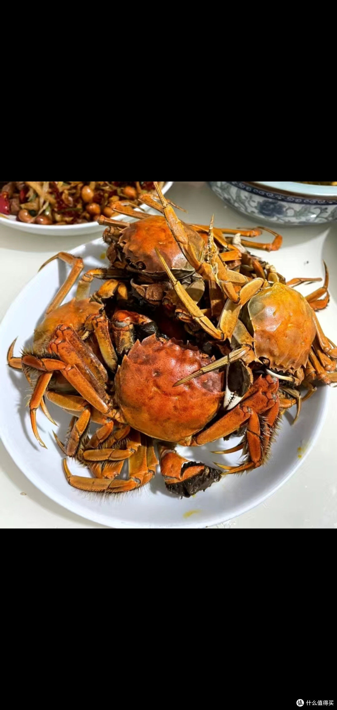自己感受螃蟹的美味。