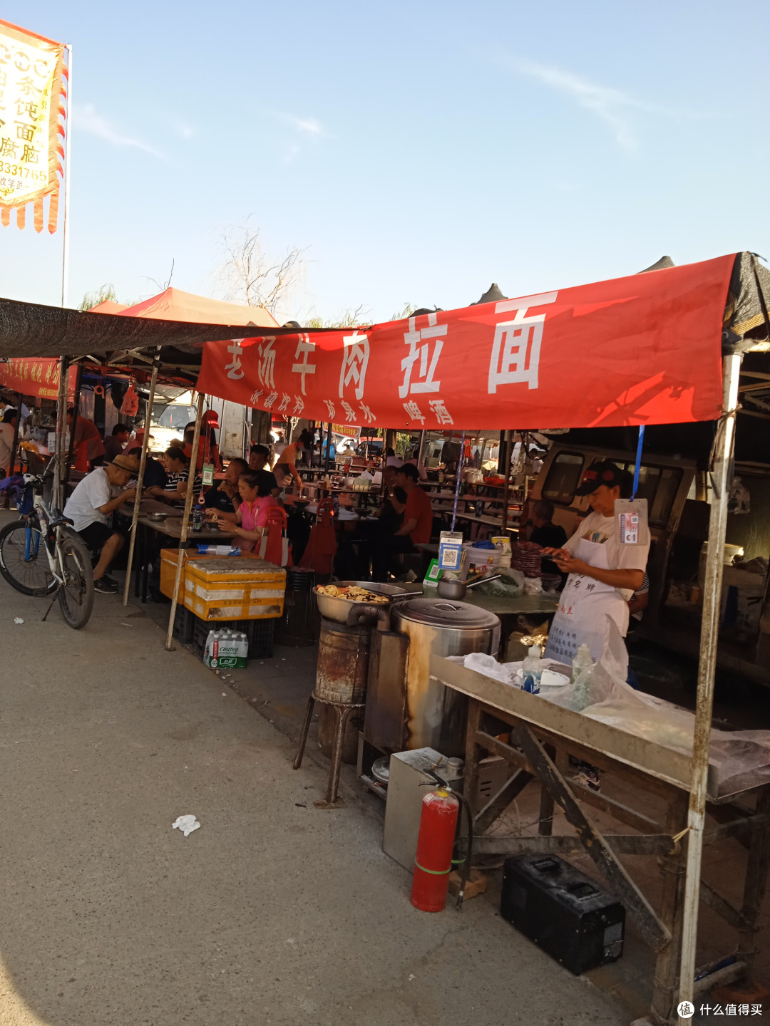 集市的重庆小面,牛肉拉面很不错啊
