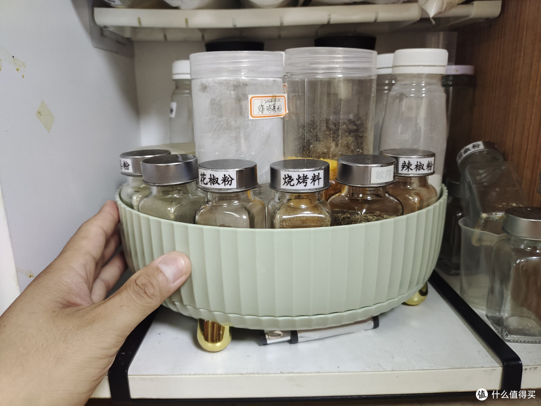 好用的360度厨房旋转调料架