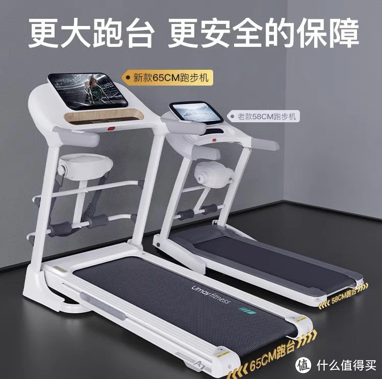 佑美 A7 跑步机,小型室内可折叠多功能走跑,超静音健身房专用,流汗打卡必备!