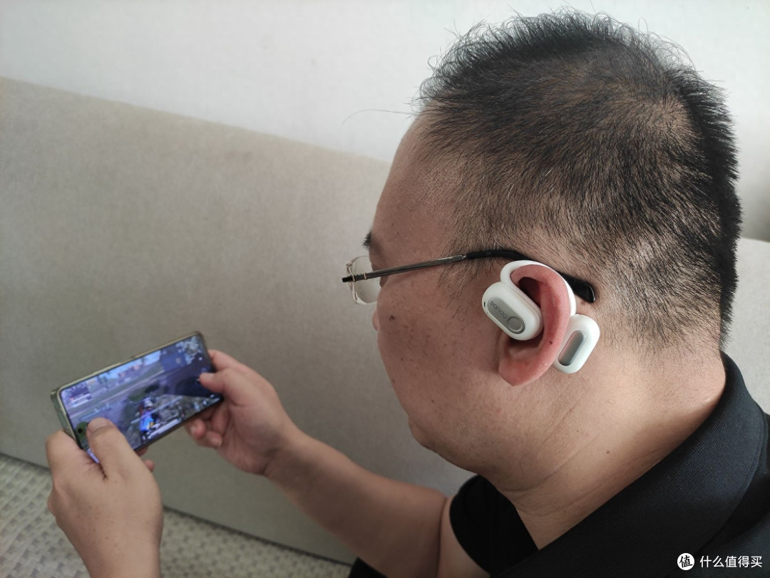 颜值与科技感并存,sanag 塞那Z65开放式运动蓝牙耳机,闭眼入