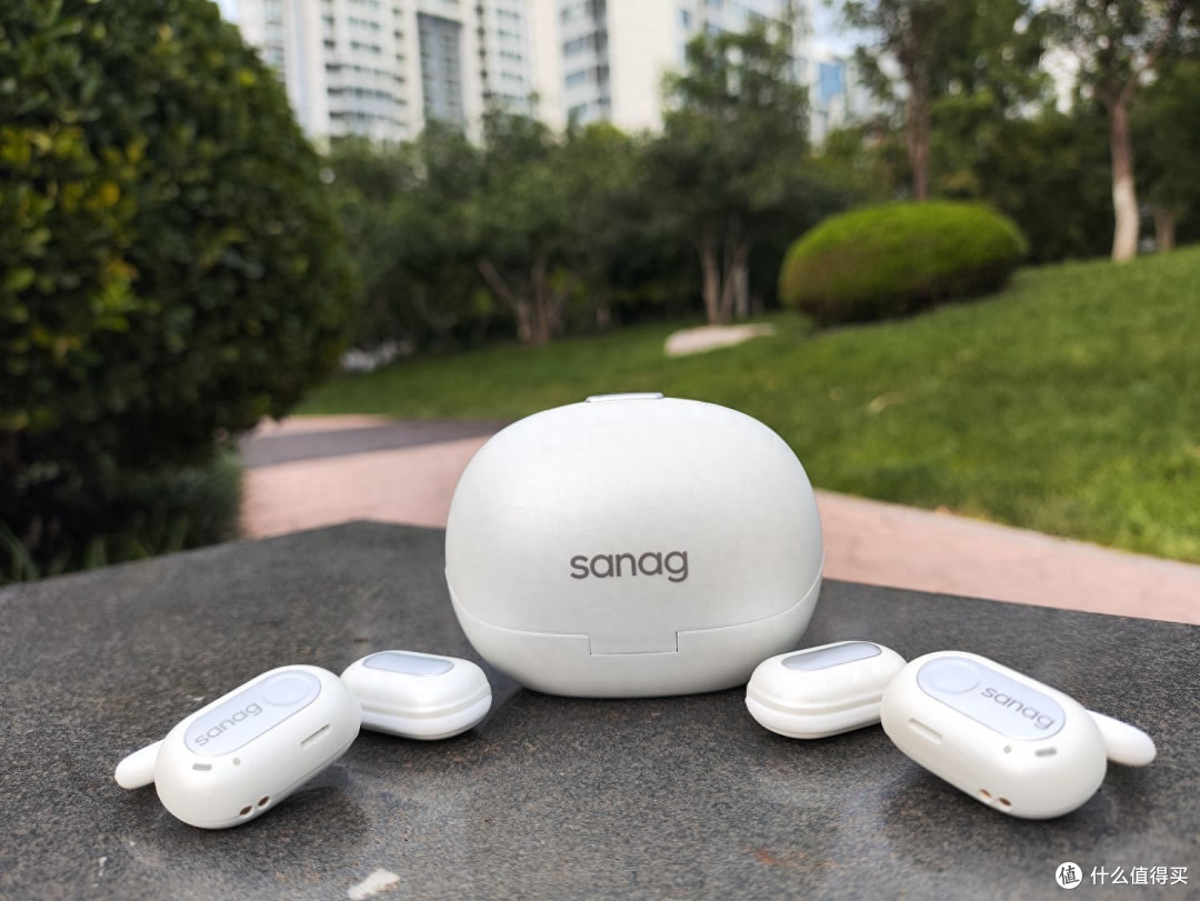 颜值与科技感并存,sanag 塞那Z65开放式运动蓝牙耳机,闭眼入