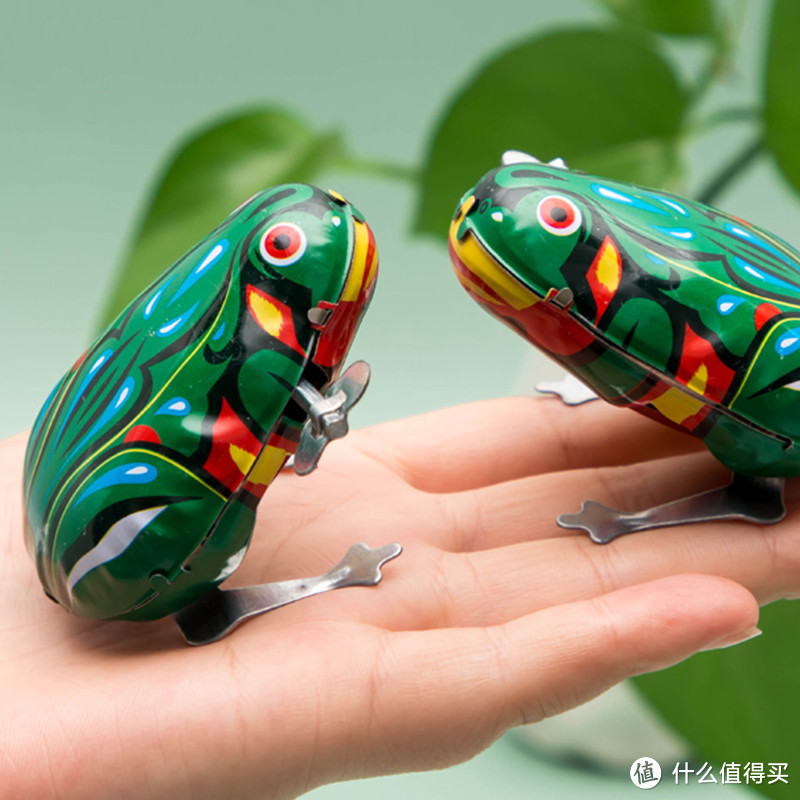 超级复古怀旧的玩具——铁皮青蛙跳跳蛙！