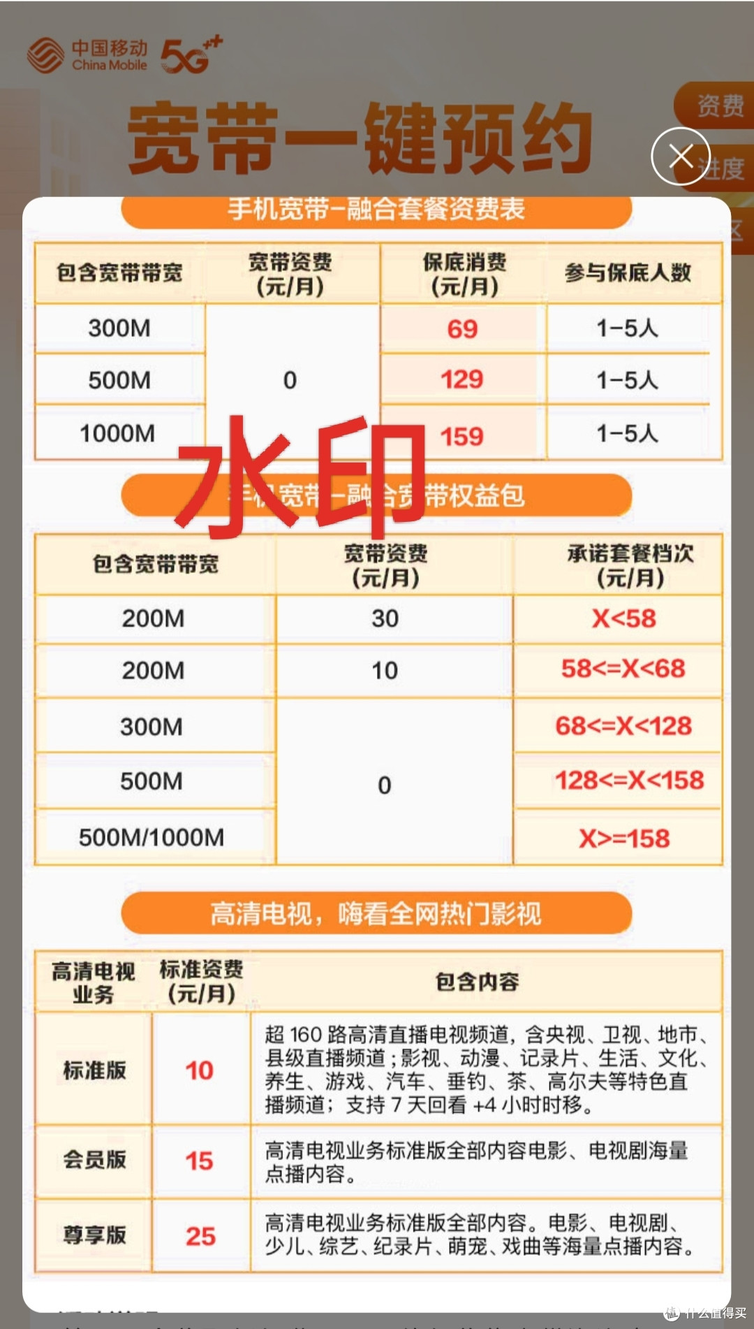 移动9元套餐加0元宽带详解