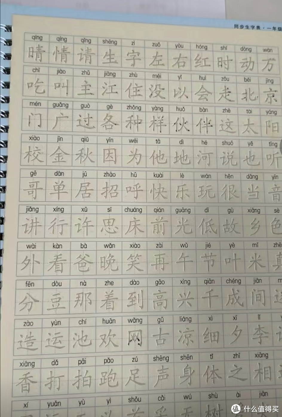 记得上小学那一年，经常用这个练字帖来练好自己的笔迹