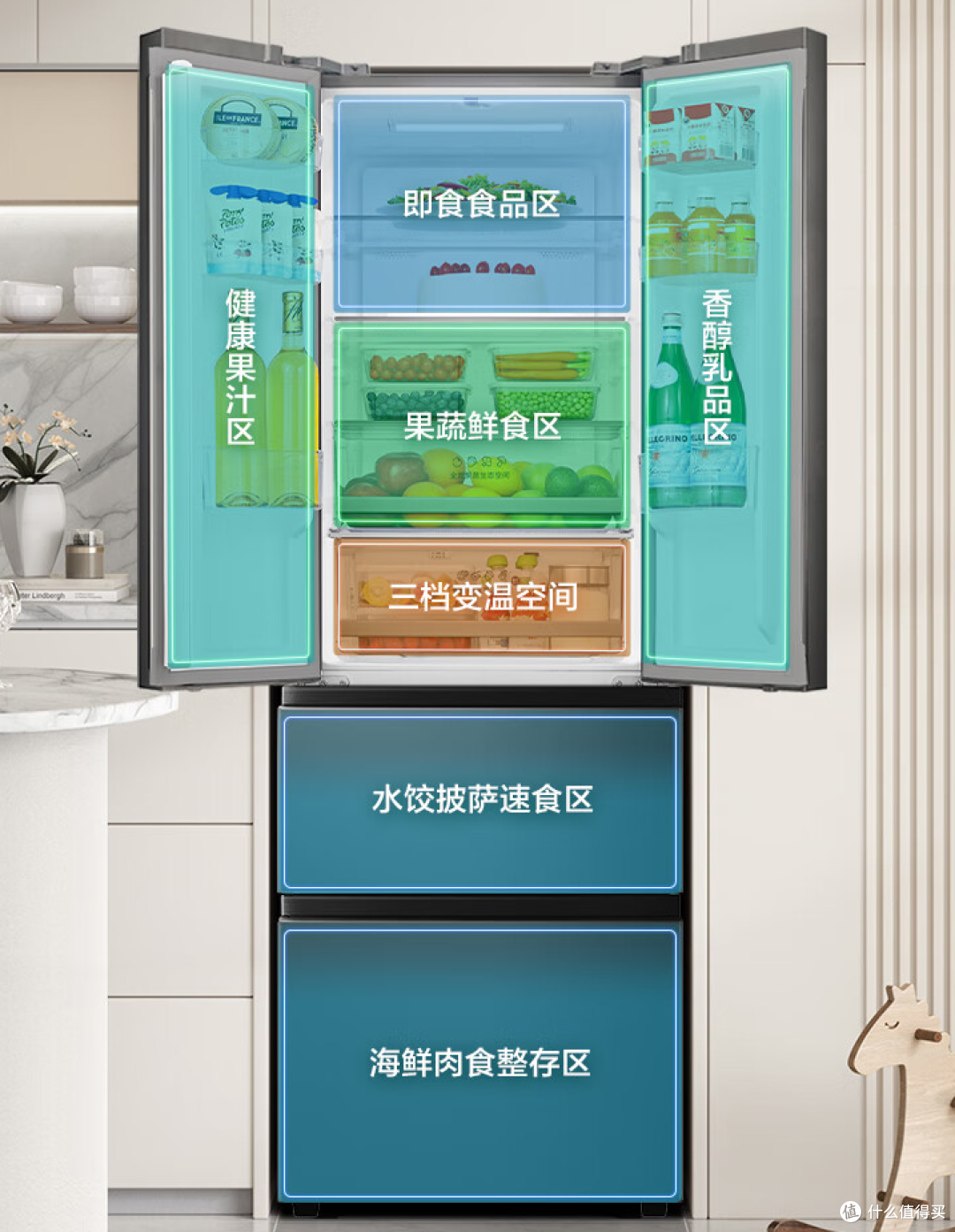 大容量存储，满足各种需求，这台冰箱是我食材新鲜无忧的秘密