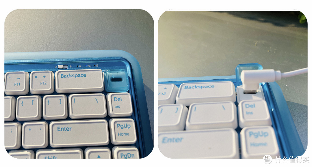 这才是青春该有的配色，杜伽S230气垫泡泡机械键盘开箱+使用分享！