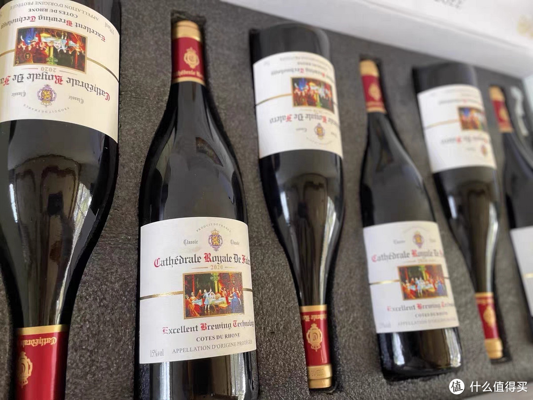法国原瓶原装进口的AOP高度15度西拉干红葡萄酒礼盒装