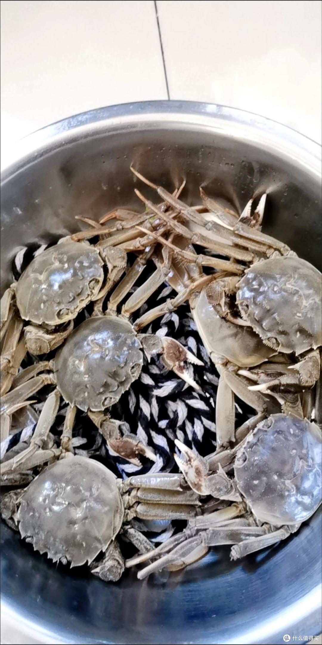 中秋，买大闸蟹带回去做给家里的人吃