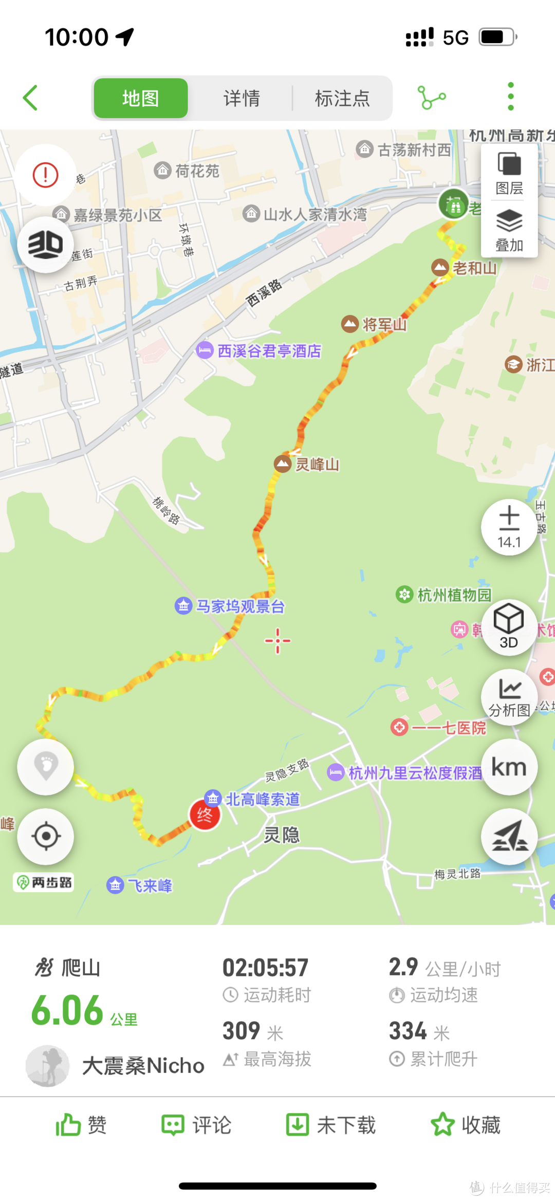 在秋意如画中徒步西湖美景：一场说走就走的登山之旅及4款徒步好物实战体验